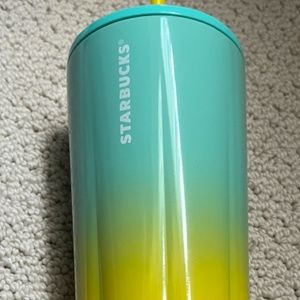 summer 2022 starbucks ombre metal tumbler
